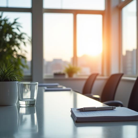 A welcoming and professional meeting space at Yumesaki Guidance.